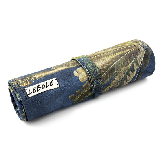 Rotolo Tessuto Portagioie Grande Blu - Lebole Maison